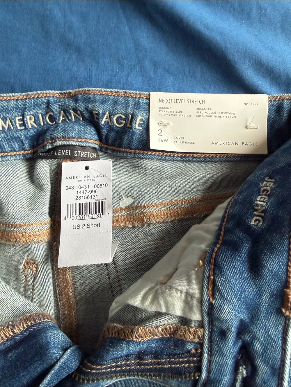 American Eagle Outfitters Women’s Blue Skinny Jeans - Next Level Stretch